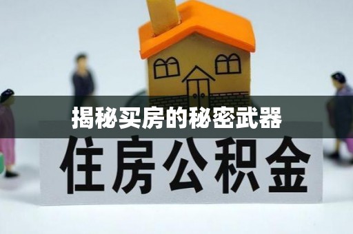 霍城揭秘买房的秘密武器